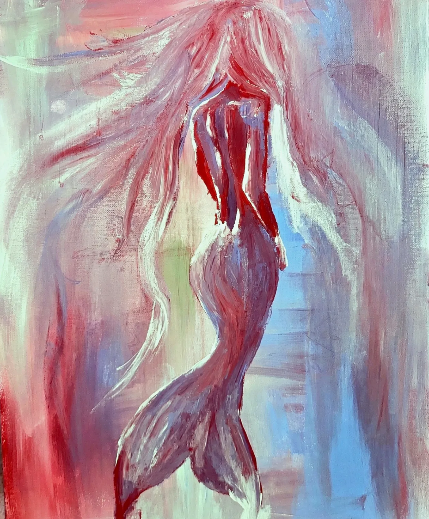 Mermaid, a painting by Annabel