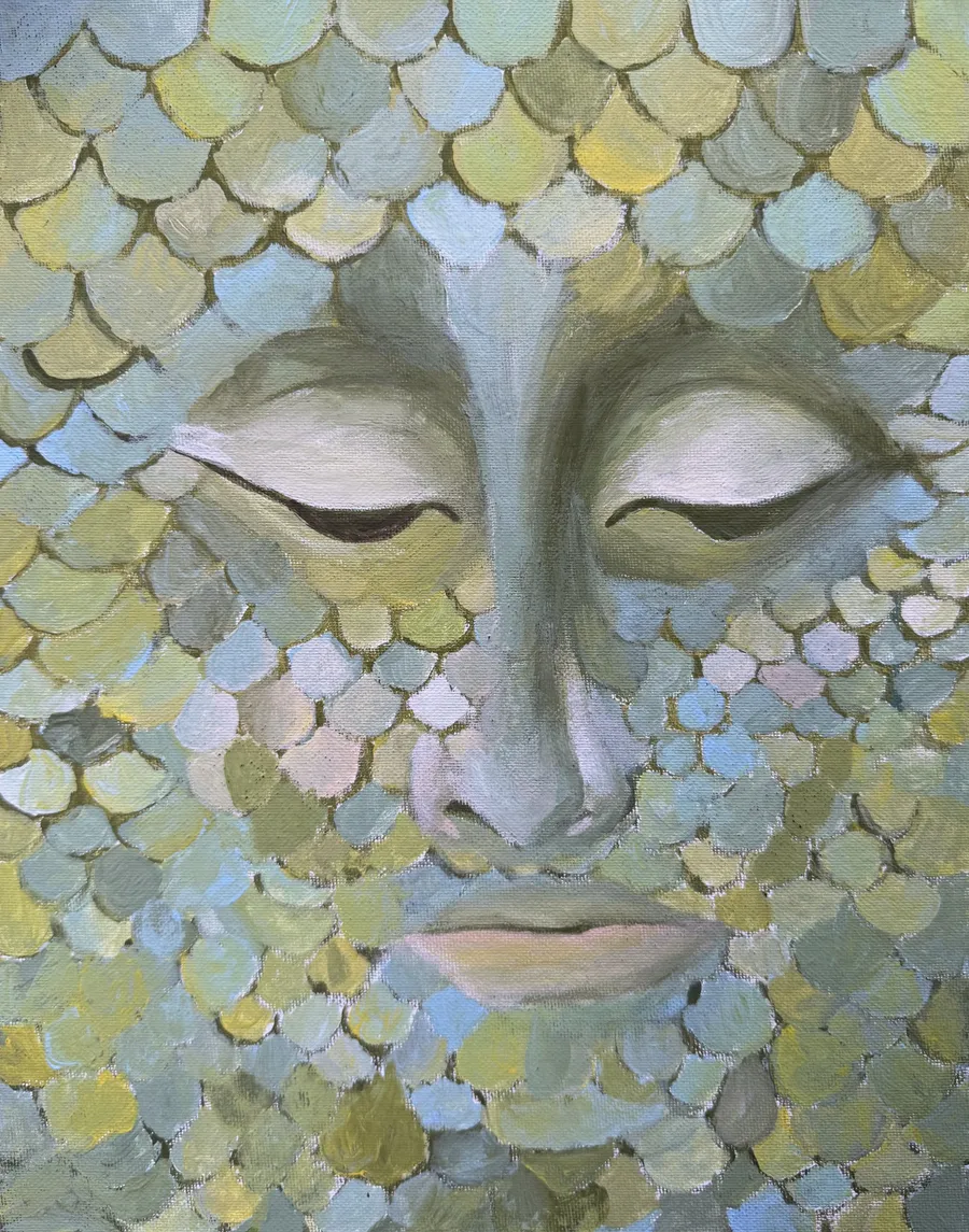 Scale Face, a painting by Annabel